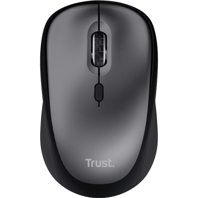 Trust Yvi+ - Draadloze Muis - Stille Knoppen - Compact - 1600 DPI - Zwart