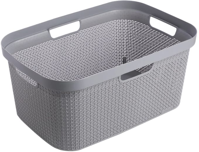 Ezystorage kunststof heupwasmand 50 liter - Grijs