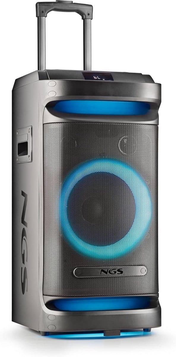 Draagbare Bluetooth Speaker met Subwoofer en Wieltjes