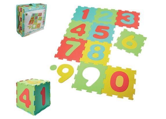63065 Vloerpuzzel cijfers 10-delig Kinderpuzzels
