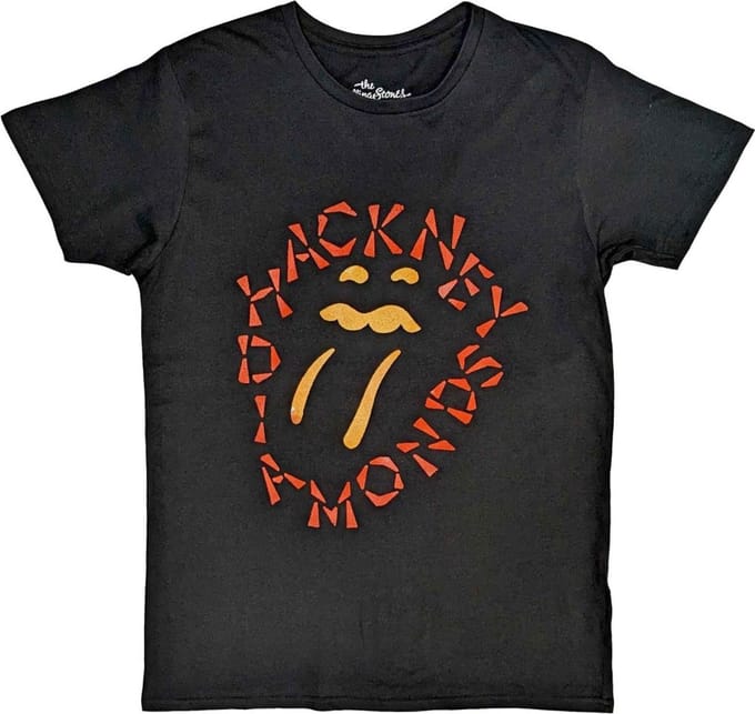 The Rolling Stones - Hackney Diamonds Negative Tongue Heren T-shirt - S - Zwart