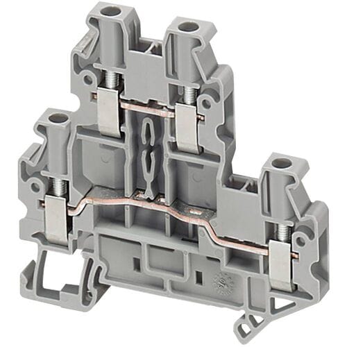 Schneider Electric Screw terminal double level 4 points.