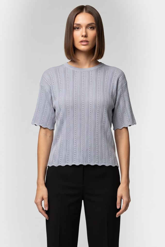 & Other Stories Mandy T-shirt Blue Taglia: S | Maglioni a maglia Outlet | Donna | Blu