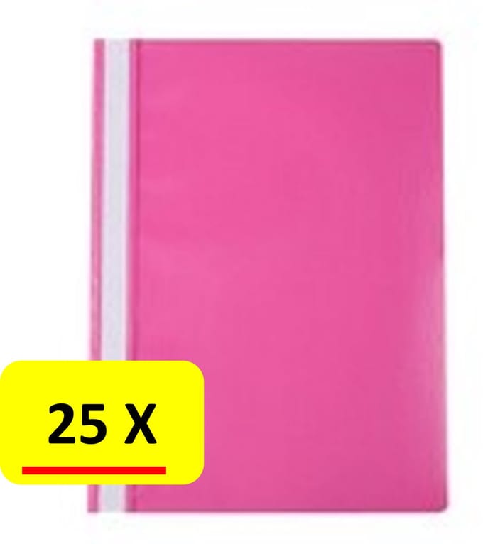 proOFFICE snelhechter, A4, PP-folie, roze