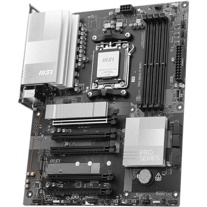 MSI PRO B840-P WIFI - Moederbord ATX - Socket AM5 - AMD B840 - DDR5 - Realtek 7.1 - Wi-Fi 7 - 2.5Gb LAN