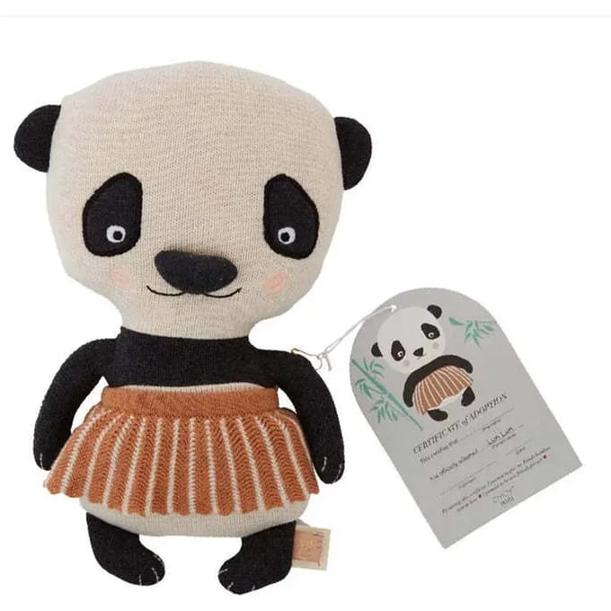 Mini katoenen knuffel OYOY Living Design Ours Panda