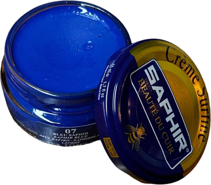 Saphir Creme Surfine (schoenpoets) Saffier Blauw