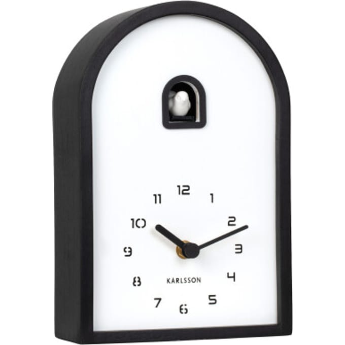 Karlsson - Wall/Table Clock Curva Cuckoo - Bruin - Øcm
