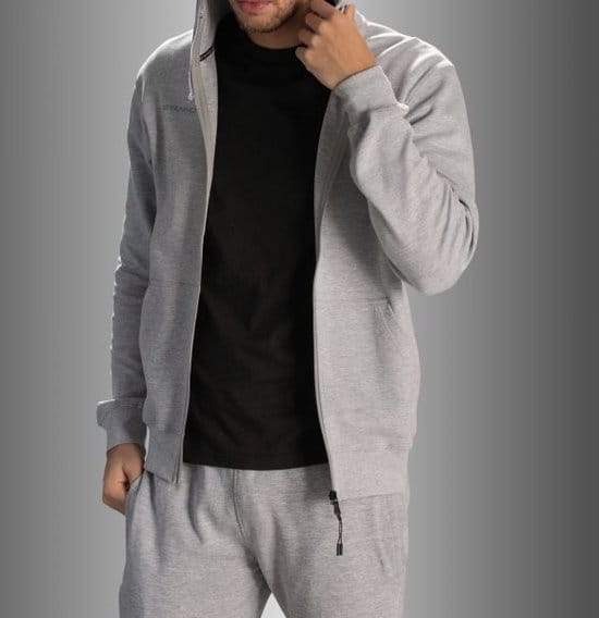 Stanno Base Hooded Full Zip Sweat Top - Maat 140