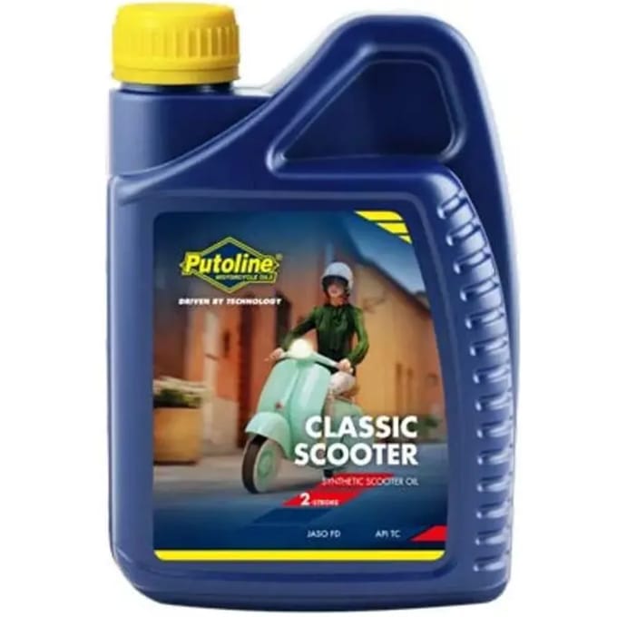 2-takt scooter motorolie speciaal synthetisch Putoline Vespa/Lambretta