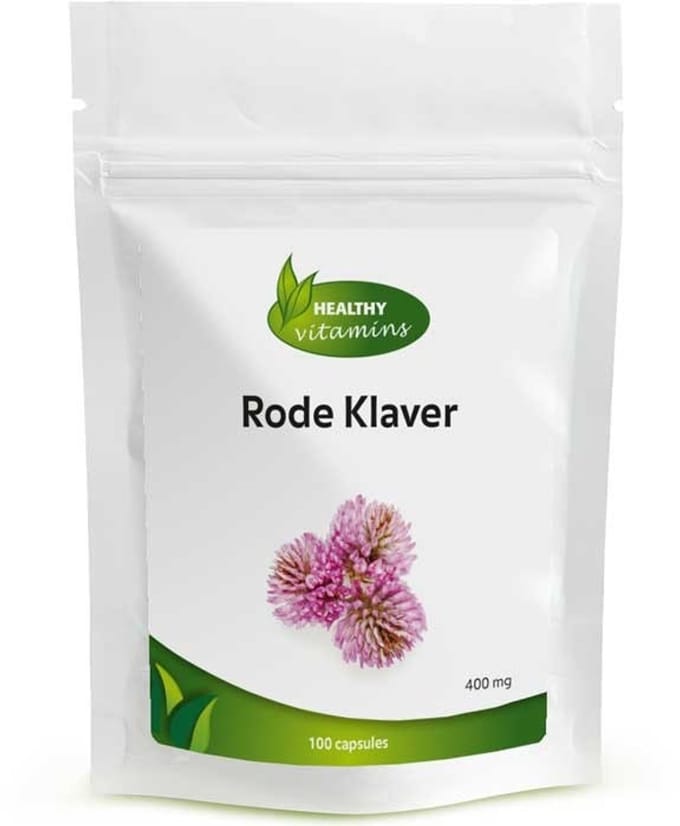 Healthy Vitamins Rode Klaver - 100 Capsules - 400 mg