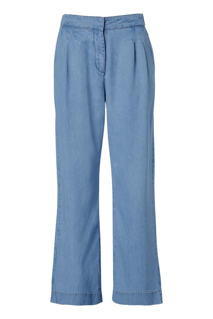 Belle Broek Denim Blauw