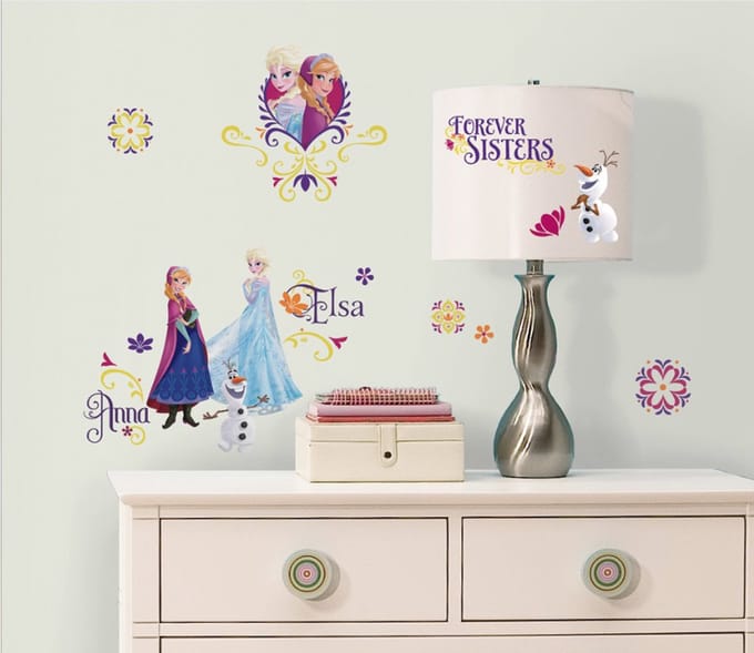 Anna & Elsa Frozen muurstickers