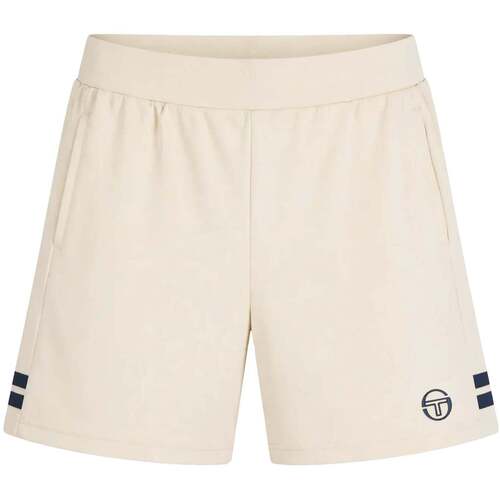 Korte Broek Sergio Tacchini New Orion Shorts Sandshell/Maritime Blue