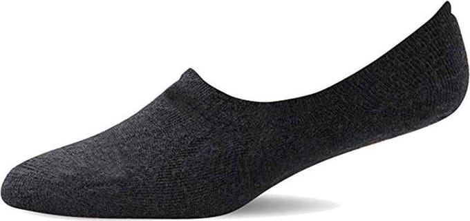 Soga - 4-Pack - Merino Footies - Onzichtbare Pasvorm - Heren / Dames - zwart - 43-45 - S19