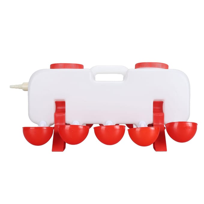 Abreuvoir pour poulets, grande capacité de 10 L, avec 10 gobelets d'eau pour canards et oies Type 1