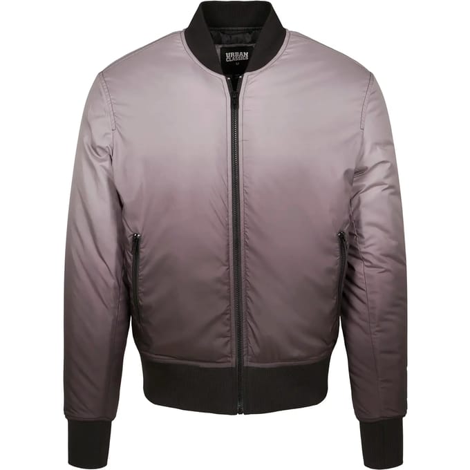 Urban Classics tussenjas gradient Zwart-m