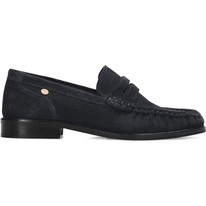 Fred De La Bretoniere - BODIL BEAU Loafer Suede Navy - Maat 38
