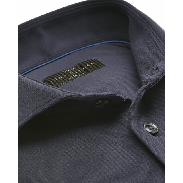 John Miller Overhemd Hyperstretch Donkerblauw (navy) - Maat 40 - Heren - Overhemden Casual