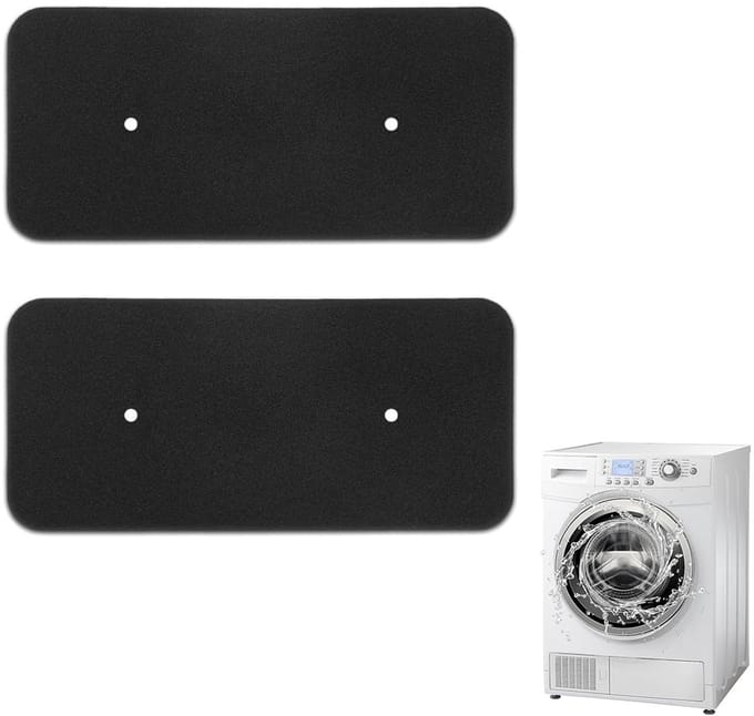 Sponsfilter voor Wasdroger Candy 40006731 - 2 Stuks - Perfecte Passform - 275x125x10mm