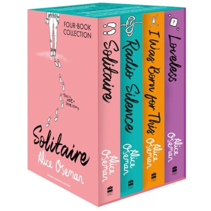 Alice Oseman Four-Book Collection Box Set (Solitaire, Radio Silence, I Was Born For This, - Alice Oseman
