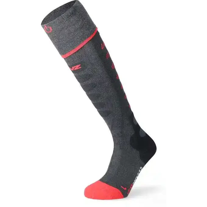 Lenz Verwarmde Sokken 5.1 Toe Cap 39-41 - Antracite Rood (excl. Accu's)