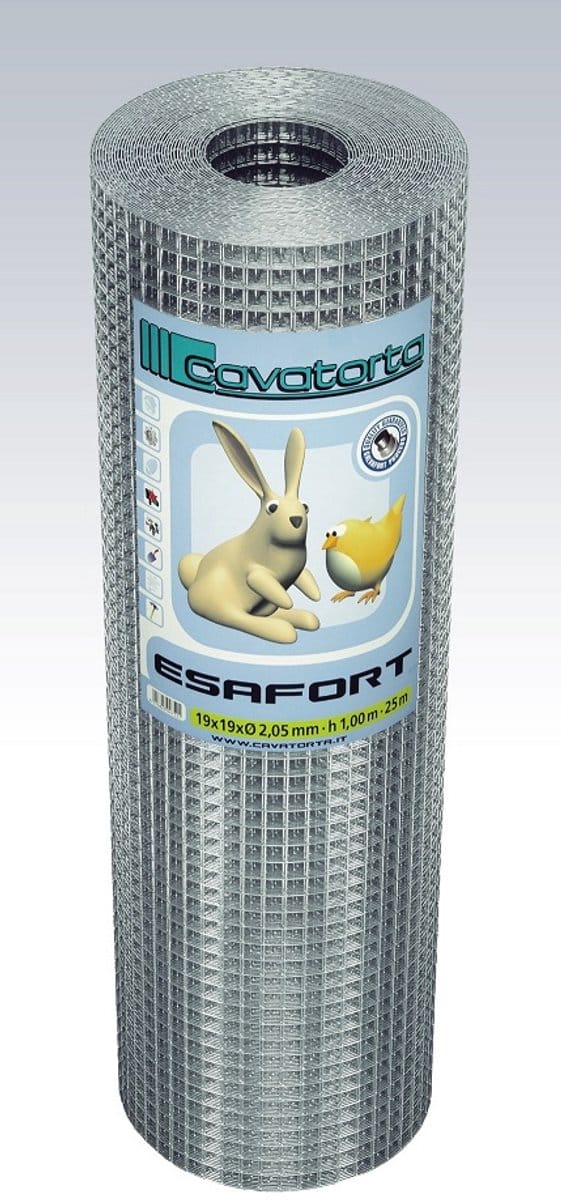Lustan ESAFORT - Gegalvaniseerd Gelast Gaas - 100cm - 12,7mm Oog - 25m