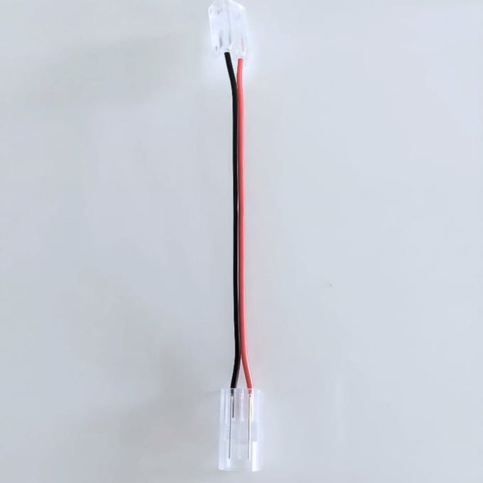 Dubbele Connector voor COB LED Strip 8mm IP44 - Kunststof - SILUMEN