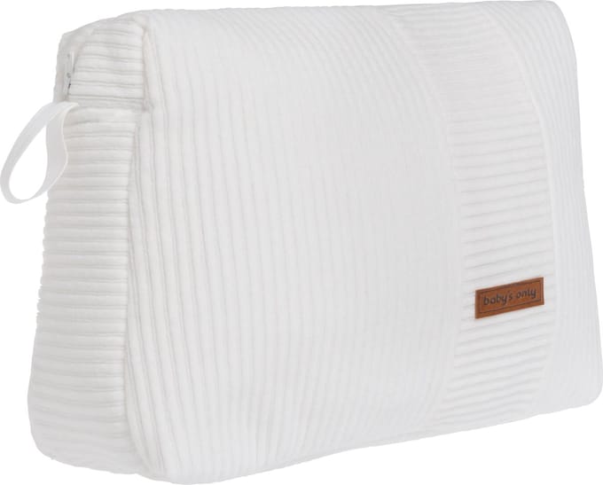 Baby's Only Baby toilettas - Luieretui Sense - Wit - 25x10x20 cm - Met ritssluiting