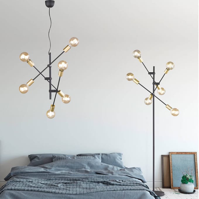 Trio Lighting Minimalistisch vormgegeven hanglamp Cross