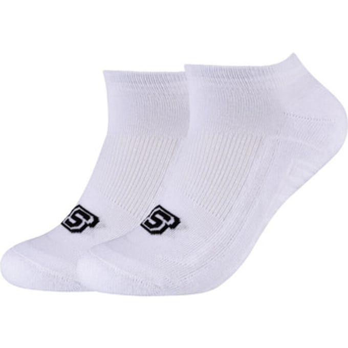 Skechers - Sneakersokken - Heren / Dames - Badstof - Arch Support - Wit - 43-46