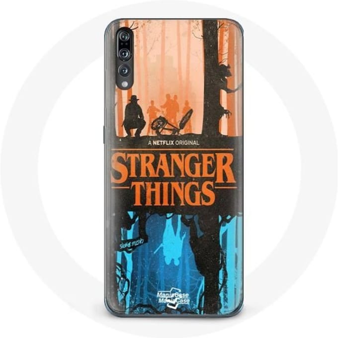 Coque pour Huawei p20 Stranger Things Couverture des amis