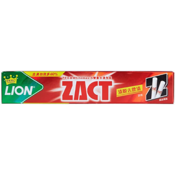 LION - Zact - Japan Toothpaste For Smoker - 150g