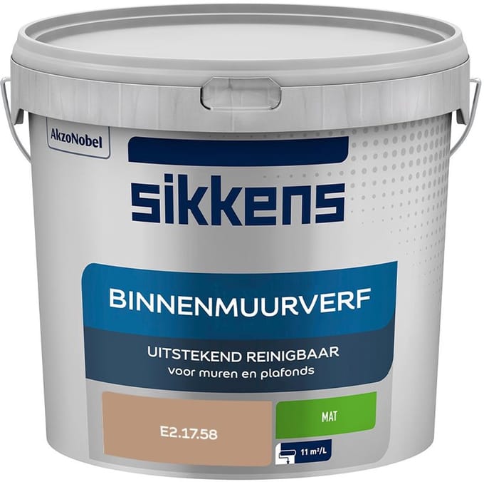 Sikkens - Binnenmuurverf Mat - E2.17.58 - Mengverf - 5 L