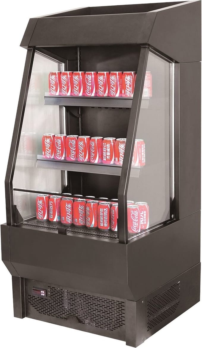 CombiSteel IMPULSKOELER OPEN ZWART 165L - 7090.0005 - Horeca & Professioneel
