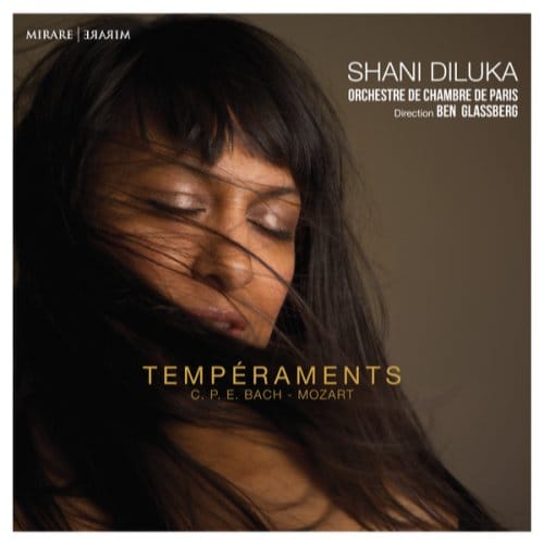 Shani Diluka, Orchestre De Chambre De Paris, Ben Blassberg - C.P.E. Bach/Mozart: Tempéraments (CD)
