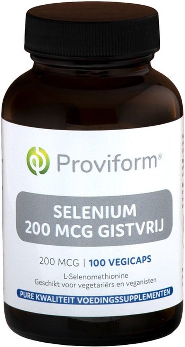 Proviform Selenium 200mcg gistvrij 100 Vegetarische capsules