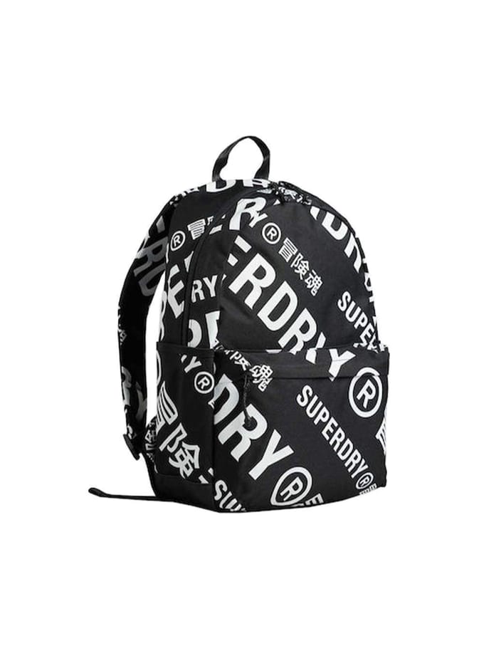 Superdry Code Essential Montana Rugzak Zwart