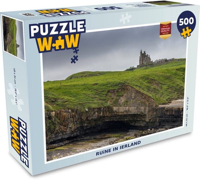 Puzzel Ruïne in Ierland - Legpuzzel - Puzzel 500 stukjes