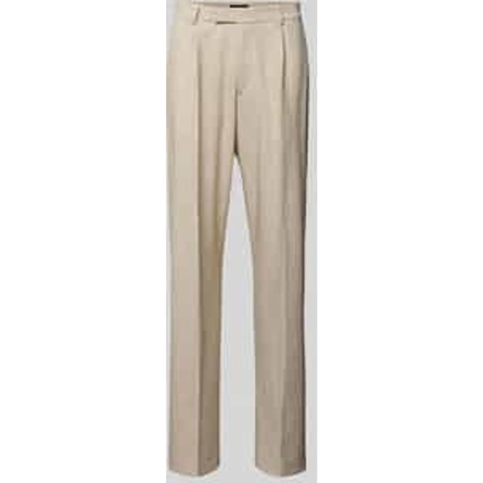 Straight fit pantalon met viscose Model 'EDEN'