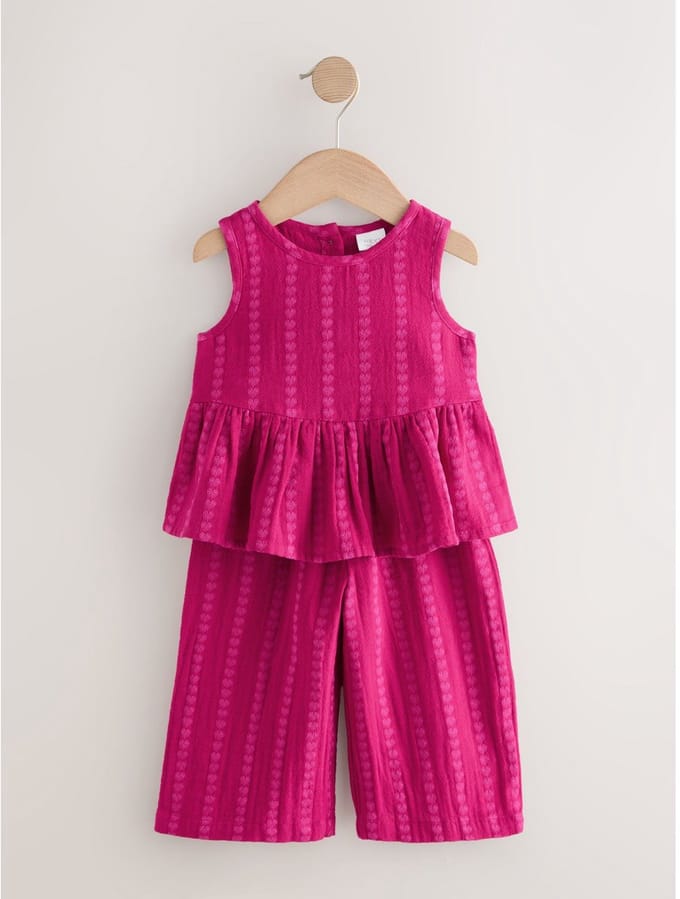 Next - Meisjes - Set met top en broek - Roze
