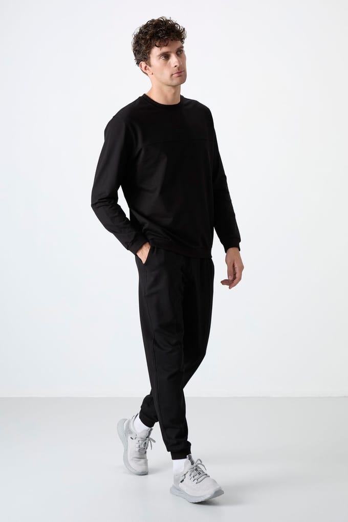 Heren Fleece Sweatshirt en Broek Set