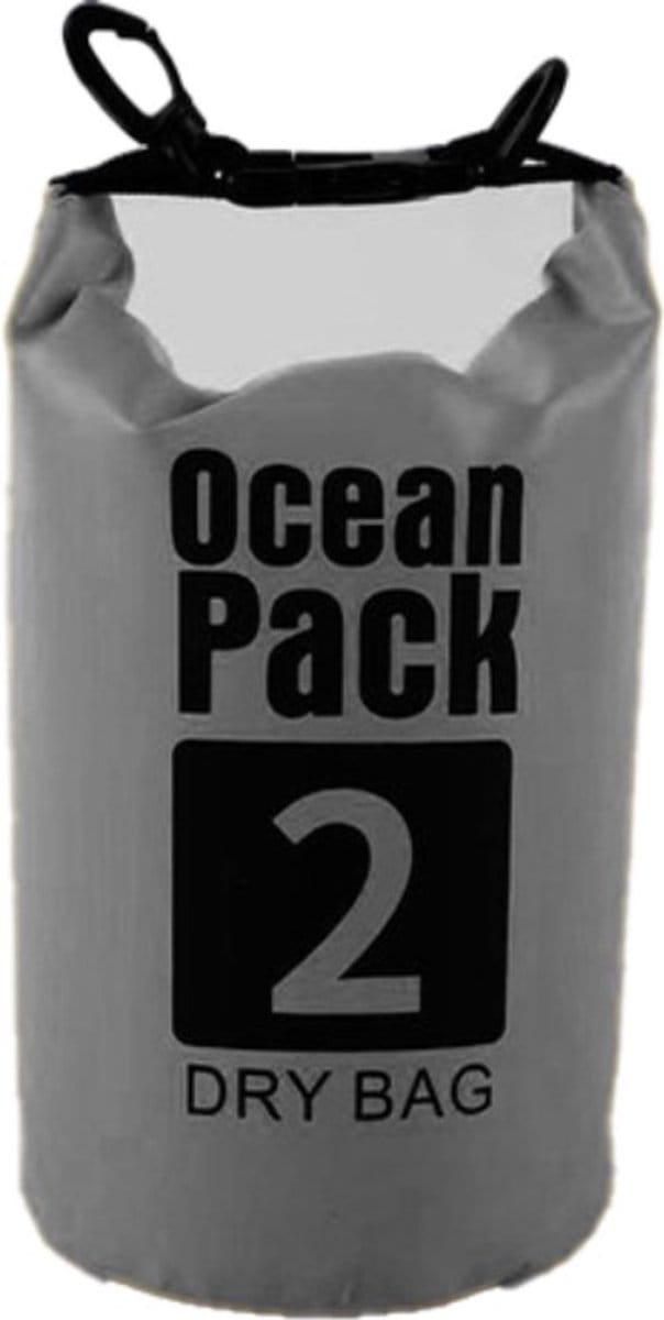 Nixnix® - Waterdichte Tas - Dry bag - 2L - Grijs - Ocean Pack