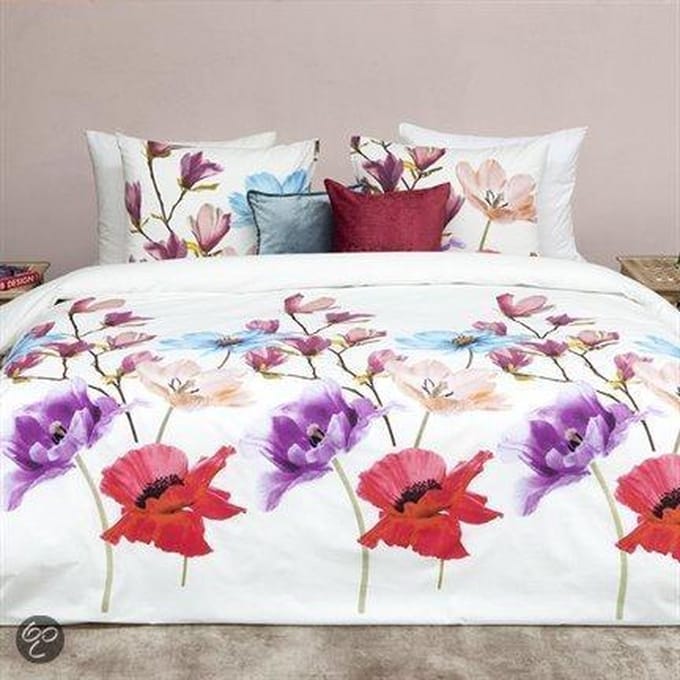 HnL Pure Cotton Spring Blossom Dekbedovertrek - Litsjumeaux XL - 260x200/220 cm - Multi