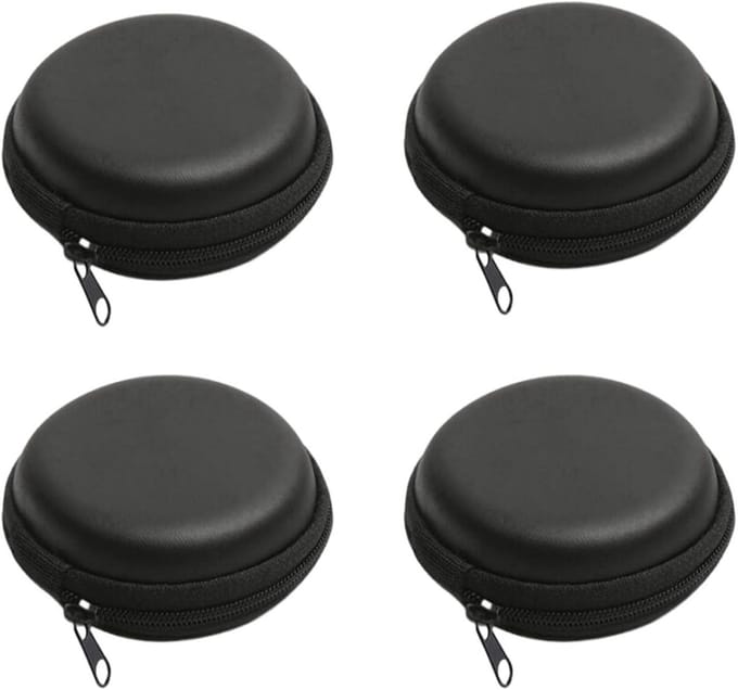 Mini Hoofdtelefoon Opbergdoos - Harde EVA Hoes voor Bluetooth en Accessoires - Set van 4