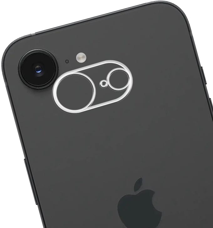 Camera Lens Protector Geschikt voor Apple iPhone 16e - Extra Sterk - Camera Screenprotector Beschermglas - Gehard Glas - Tempered Glass - Screen Protector