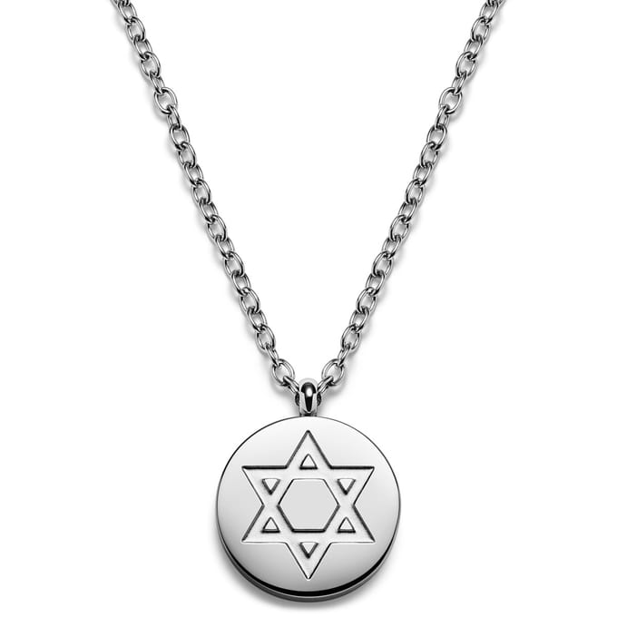 Unity | Zilverkleurige Roestvrijstalen Ketting met Davidster