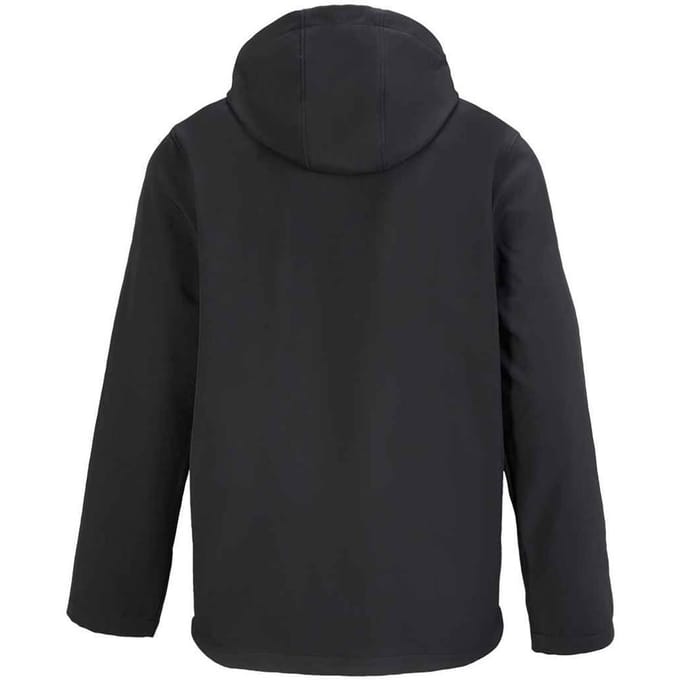 SOLS Heren Race Hooded Soft Shell Jack (Zwart)