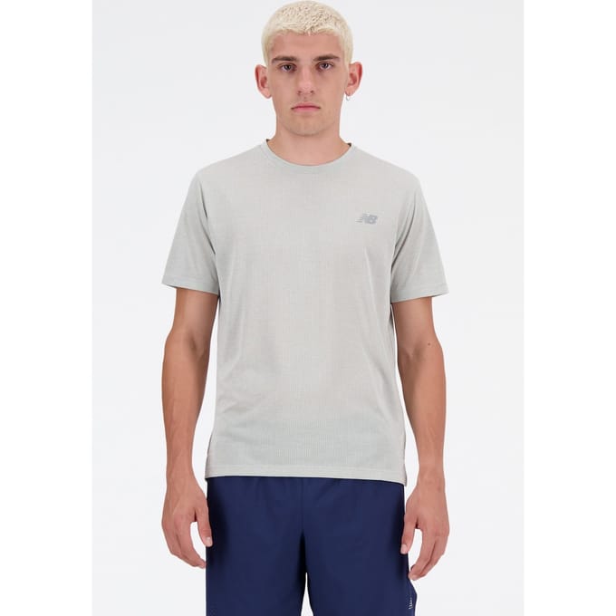 New Balance Rc Essential T-shirt Athletic Grey Größe: XL | Basic T-Shirts Outlet | Herren | Grau