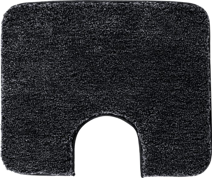 Casilin Montana WC-mat - 59 x 59 cm - Met uitsparing - Donkergrijs